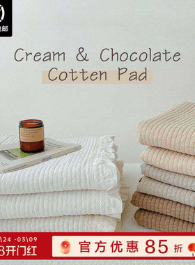 现货▲ 2米大床可用asaroom韩国纯棉绗缝床盖 大荷叶边加厚床单