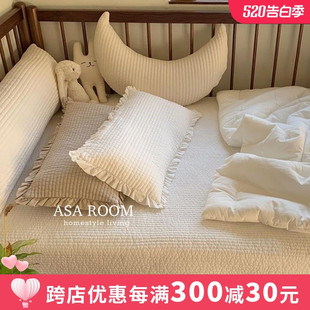 自家宝宝用～韩国绗缝纯棉枕套靠枕 70儿童枕套周岁以上都可选