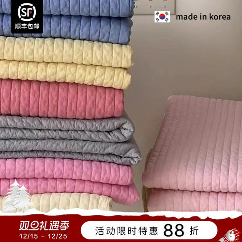 ASAROOM高密度纯棉韩国绗缝床单