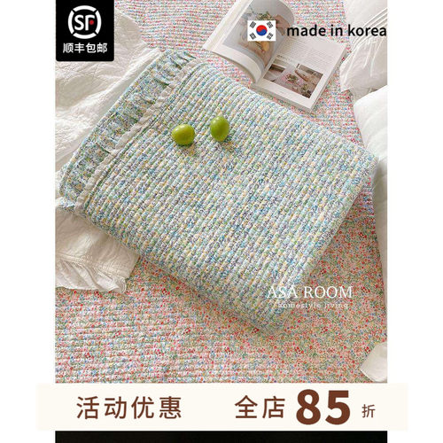 韩国碎花床单双人纯棉床盖