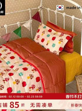 5折限量 韩国品牌Tinycosmos儿童纯棉空调被可机洗暖气房用