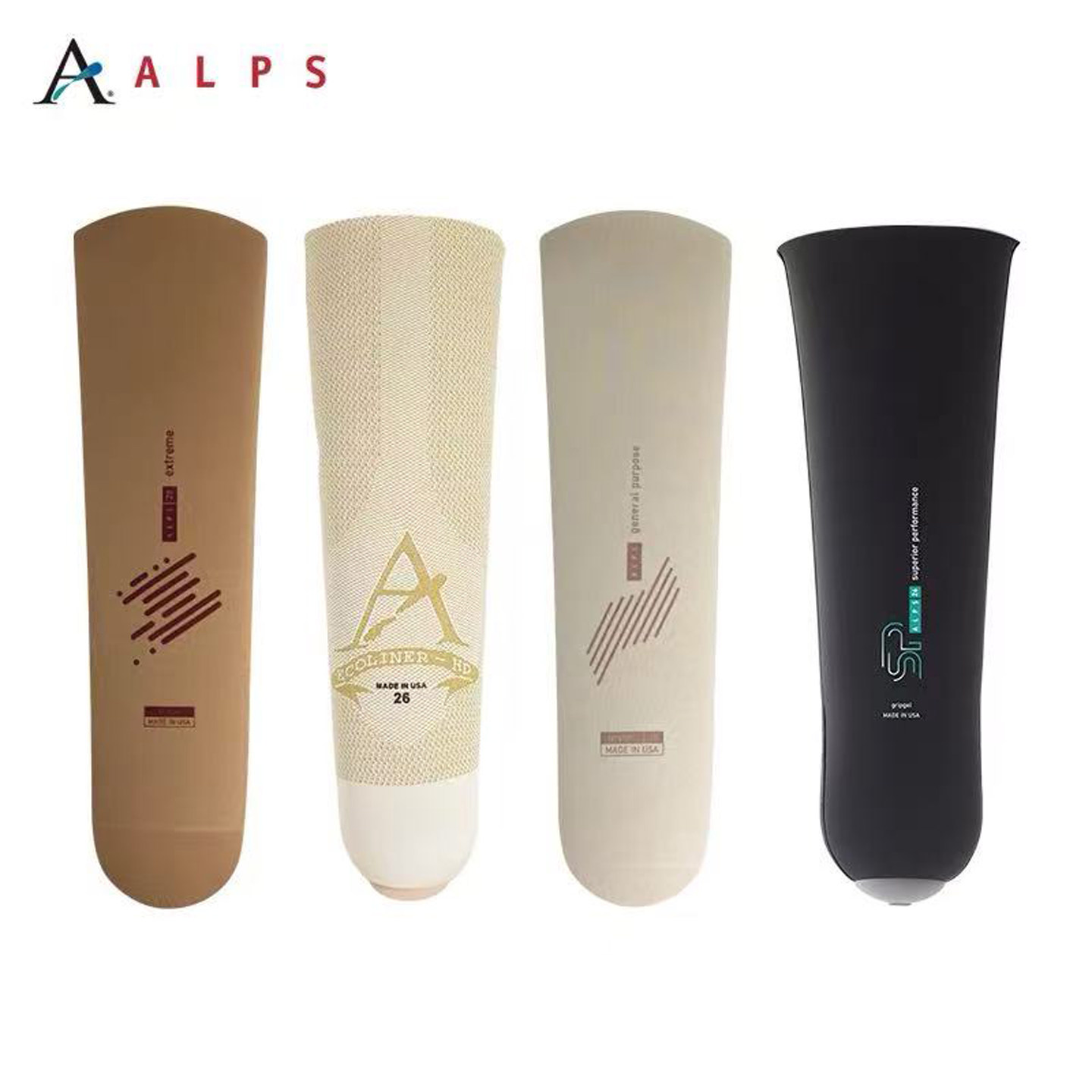 ALPS阿尔卑斯小腿假肢硅胶套残肢袜子大腿套小腿套假肢凝胶套奥托