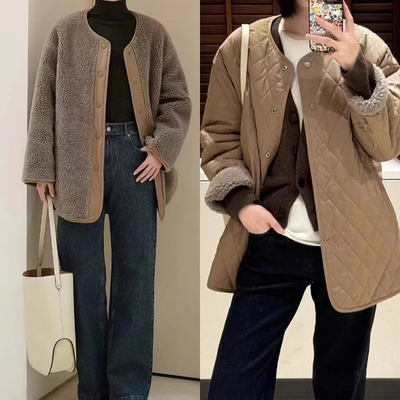 年度重磅~荃网首发，真正塬面料的速度，泰迪+菱格可双面穿外套！