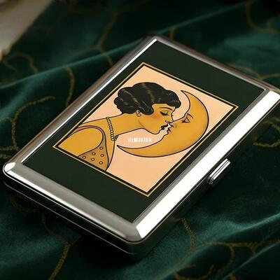 复古潮艺术多功能卡包和现金盒