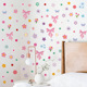 花朵少女心卧室墙贴pvc自粘粉色蝴蝶结柜子贴纸贴墙画背景墙装 饰