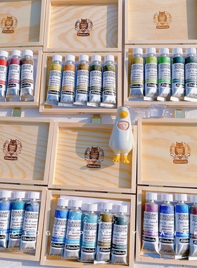 史明克沉淀色分层色水彩颜料艺术家管状套装大史火山苔原自选色