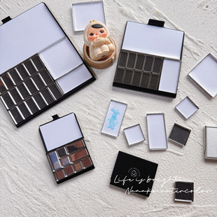 Art toolkit水彩盒 水彩分装格子TN旅行盒铁盘可磁吸 颜料分装格