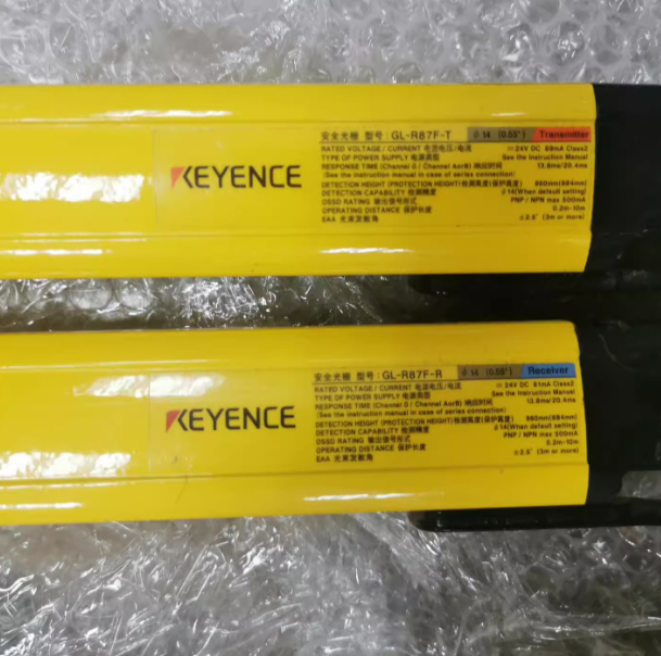 KEYENCE/基恩士安全光幕 光栅GL-R87F 保护高度860-884m拍前询价