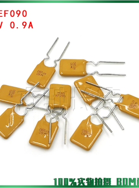 RKEF090 泰科PPTC直插 自恢复插件保险丝 0.9A 60V KF090 900mA