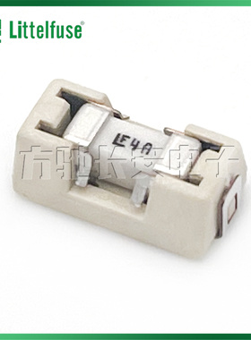 力特陶瓷快熔断保险丝0154004.DR LF 4A 125V带座1808贴片一次性