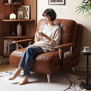 可以长期睡的沙发床折叠两用单人小户型多功能懒人公寓客厅出租房