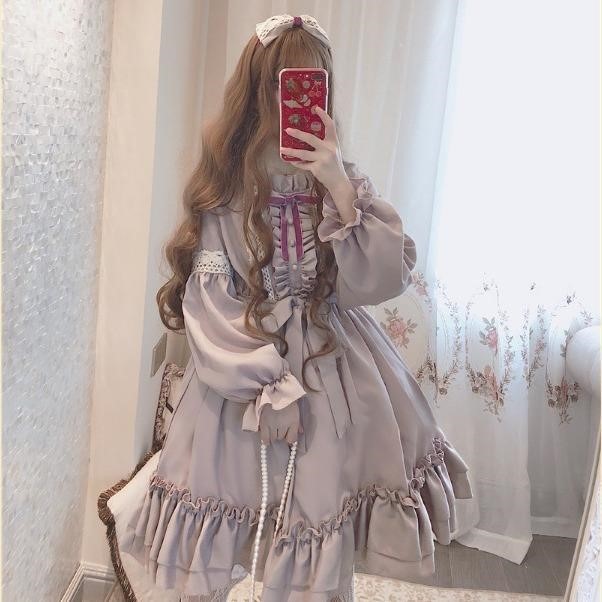 lolita裙樱茶正洛丽塔洋装星空系超仙全套华丽闺蜜装日系lolita裙券后54.19元