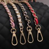 单买小香风链肩带链女士包包链子金属链条单肩斜挎包带配件斜跨