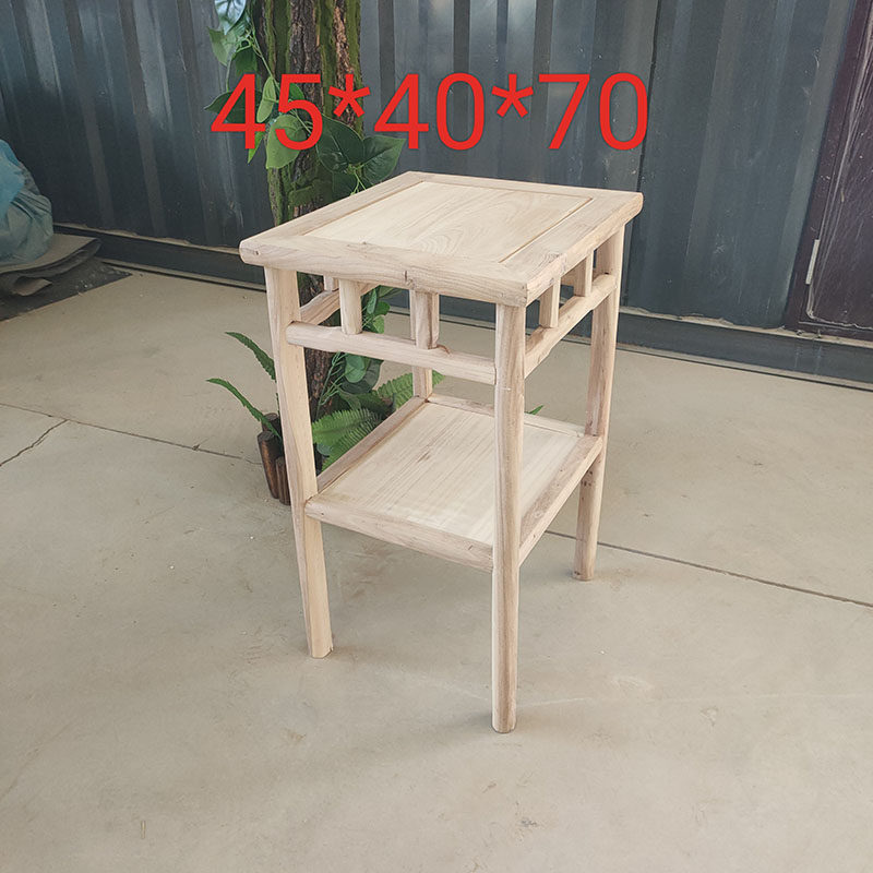 实木新中式仿古榆木茶几茶几