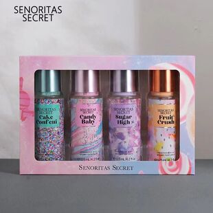 SENORITAS 魅力香 SECRET香水持久淡香女士身体香氛喷雾清香型法式