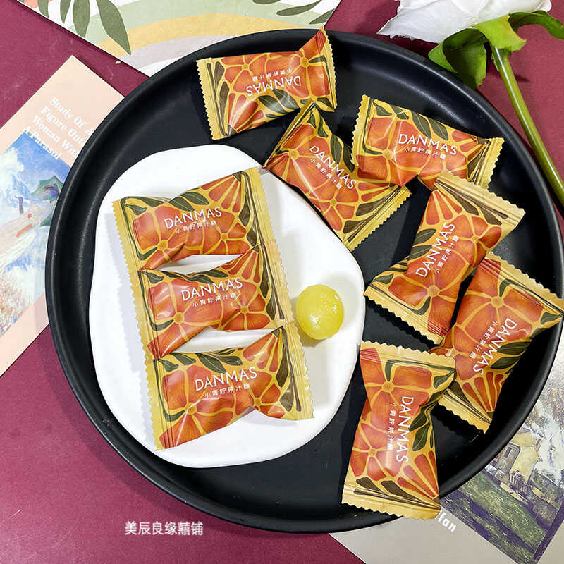 丹玛仕小青柠味果汁硬糖结婚喜糖图片