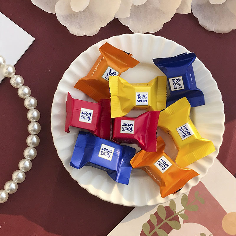 RitterSport瑞特滋德国进口夹心牛奶巧克力独立包装结婚伴手礼糖