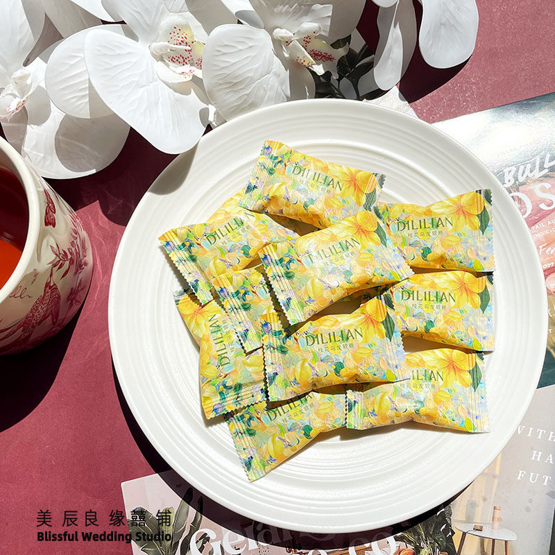 DILILIAN迪利莲桂花乌龙软糖结婚喜糖高颜值网红伴手礼办公糖果,零食/坚果/特产,软糖/果味糖/凝胶糖果,淘宝优惠券,粉丝福利购,淘宝优惠卷