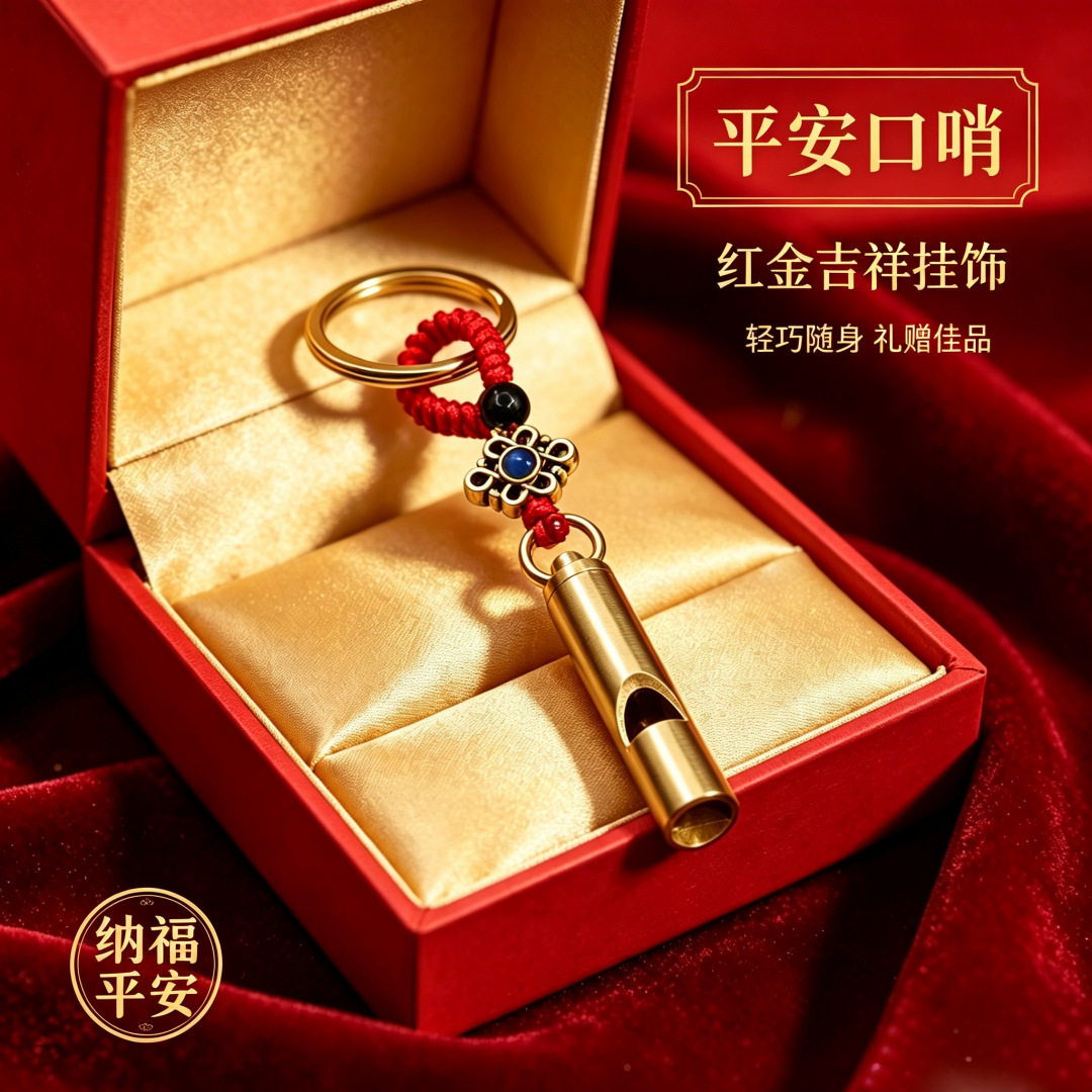 便携随身口哨挂件简约个性小配饰创意小礼品车载钥匙搭配