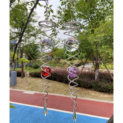风转旋尾螺旋尾巴双旋风铃吊坠