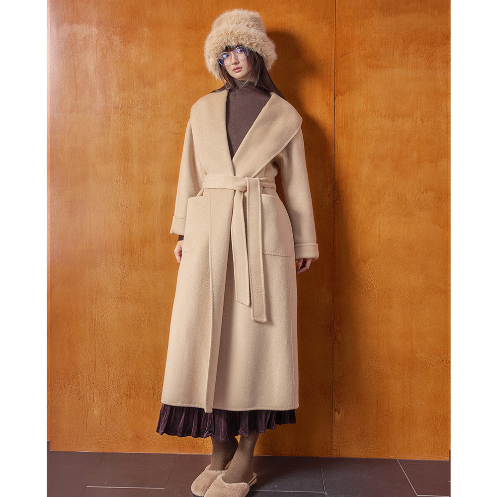 杭州盛都服饰【盛都】25冬新法式复古经典款100%羊毛双面呢慵懒