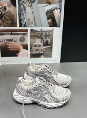 IDO女鞋2026新款春款拼皮轻便运动鞋休闲鞋女经典N仔德训鞋女厚底