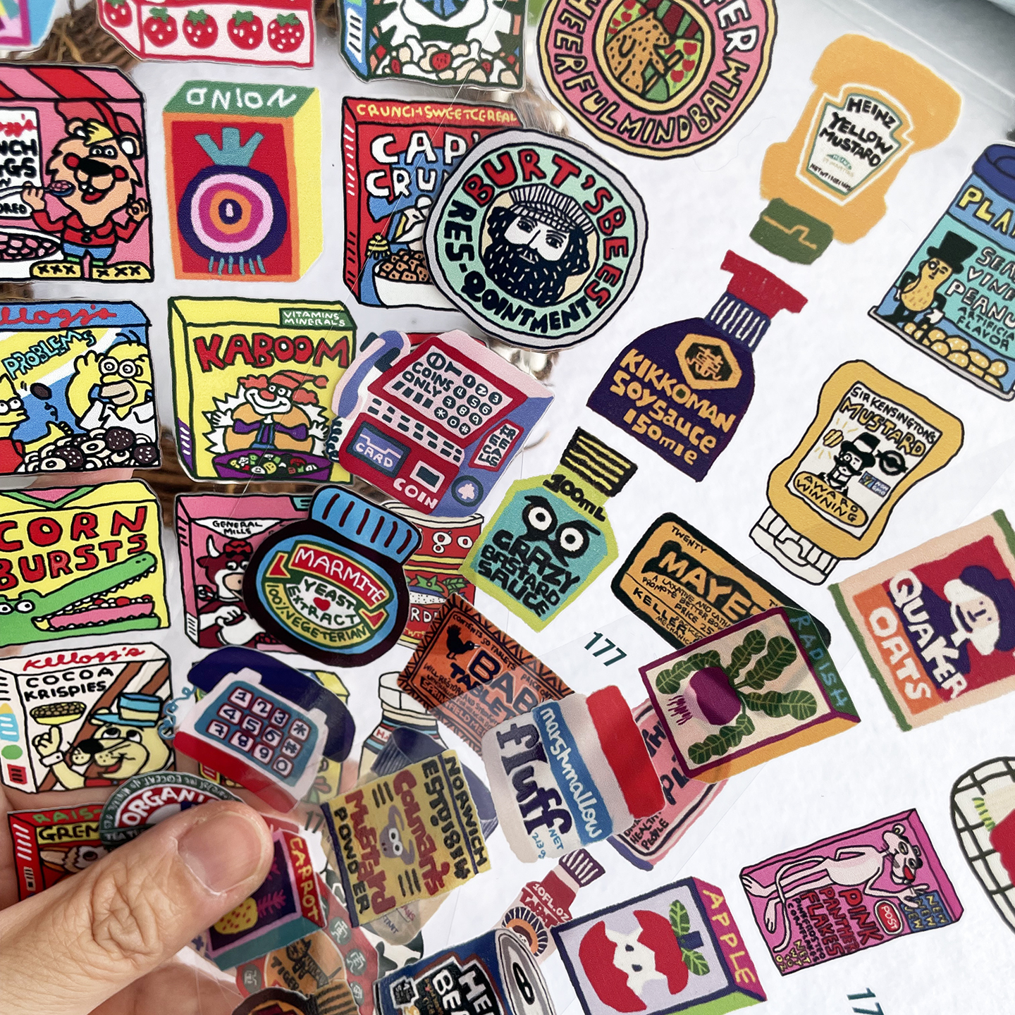 只留图案不留纸的转印贴纸