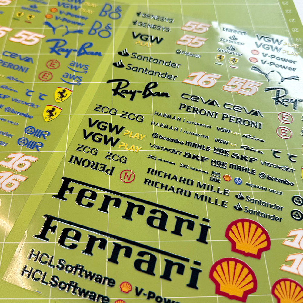 高精度转印贴纸，转印不留膜