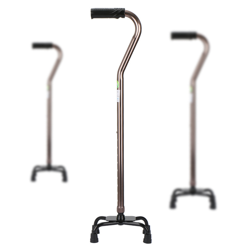 FZK+富士康单拐四脚拐杖腋下手杖保健凳起身扶手铝合金
