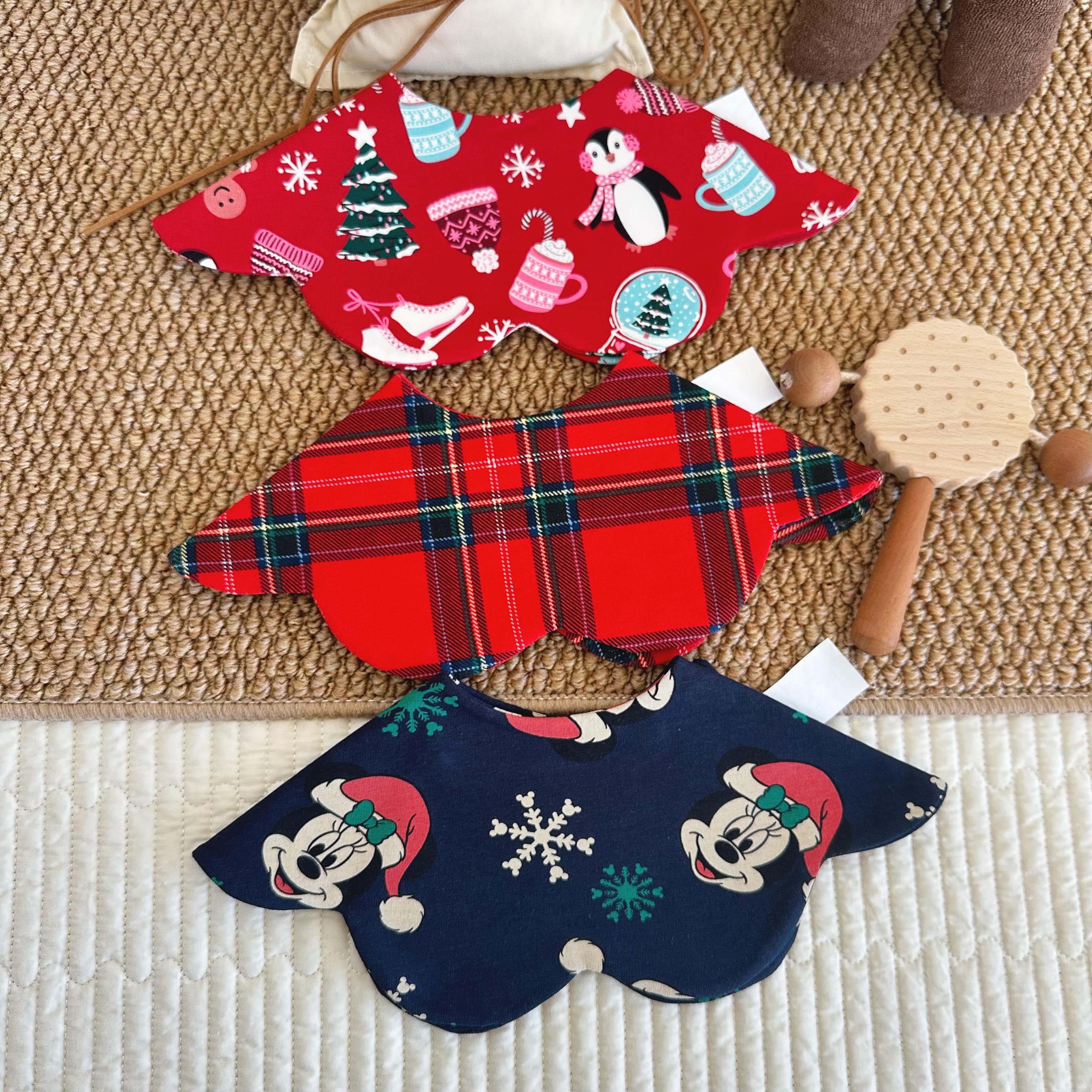 韩版秋新款宝宝棉质围嘴