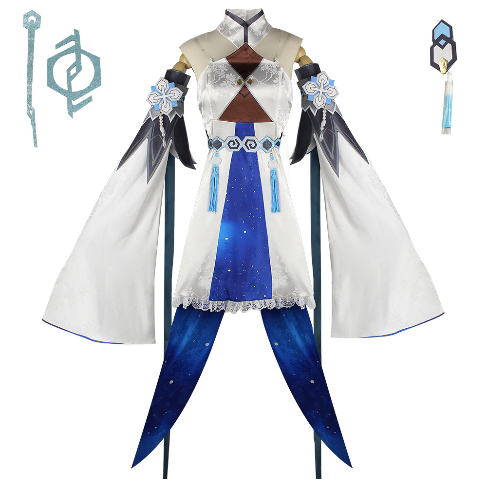 原神cos服归终cos服尘之魔神游戏动漫服装女 系列归终cosplay