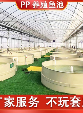pp鱼池 高密度循环水养殖桶 鱼苗孵化桶耐酸碱可定制圆形PP养殖池