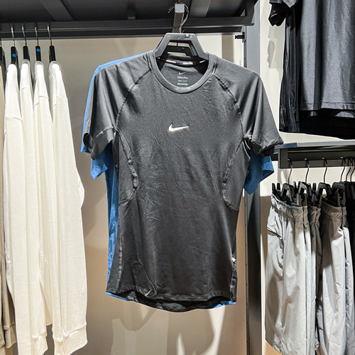 运动跑步健身训练速干圆领T恤