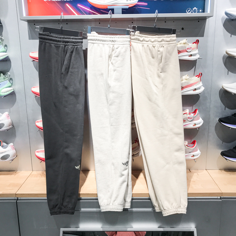 李宁宽松舒适收口运动长裤