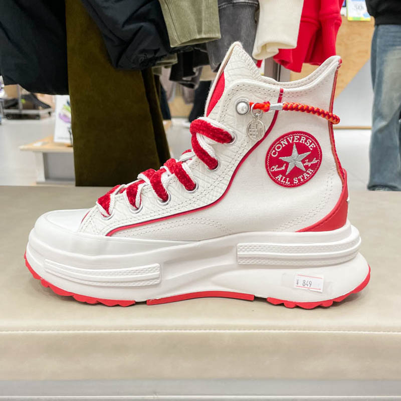 匡威男女2025蛇年系列夹心厚底增高运动休闲鞋高帮帆布鞋 A13346C