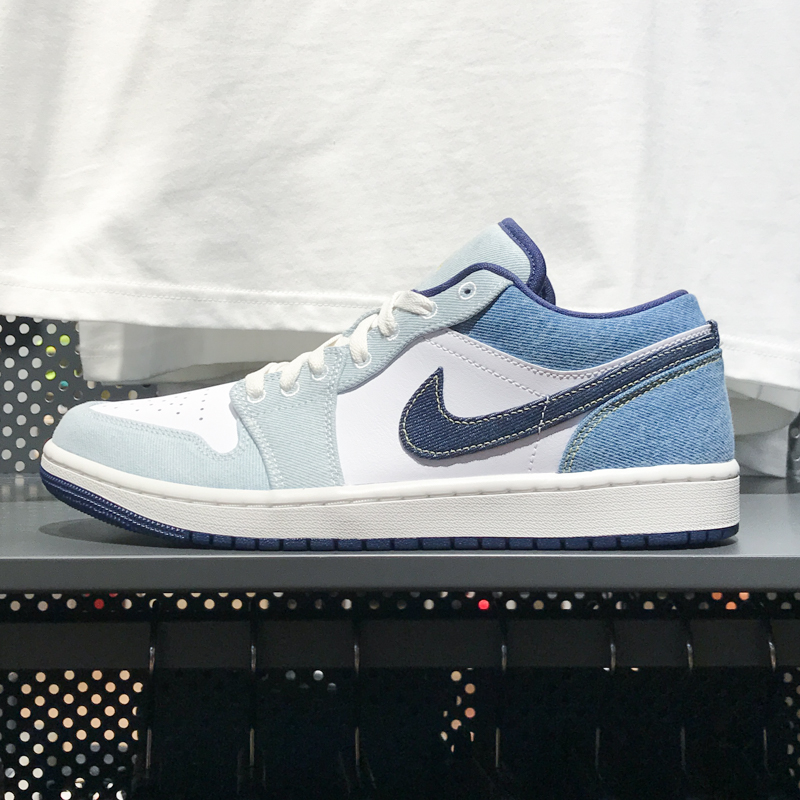 耐克男鞋2025夏季新款Air Jordan 1撞色运动休闲鞋板鞋IH0648-141