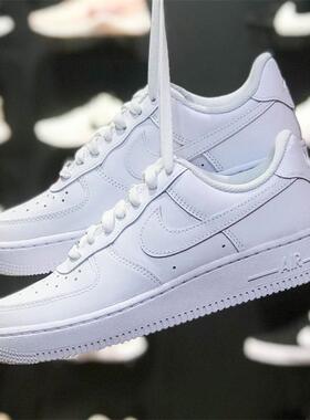 NIKE耐克女鞋冬款AF1空军一号小白鞋运动鞋休闲鞋板鞋 DD8959-100
