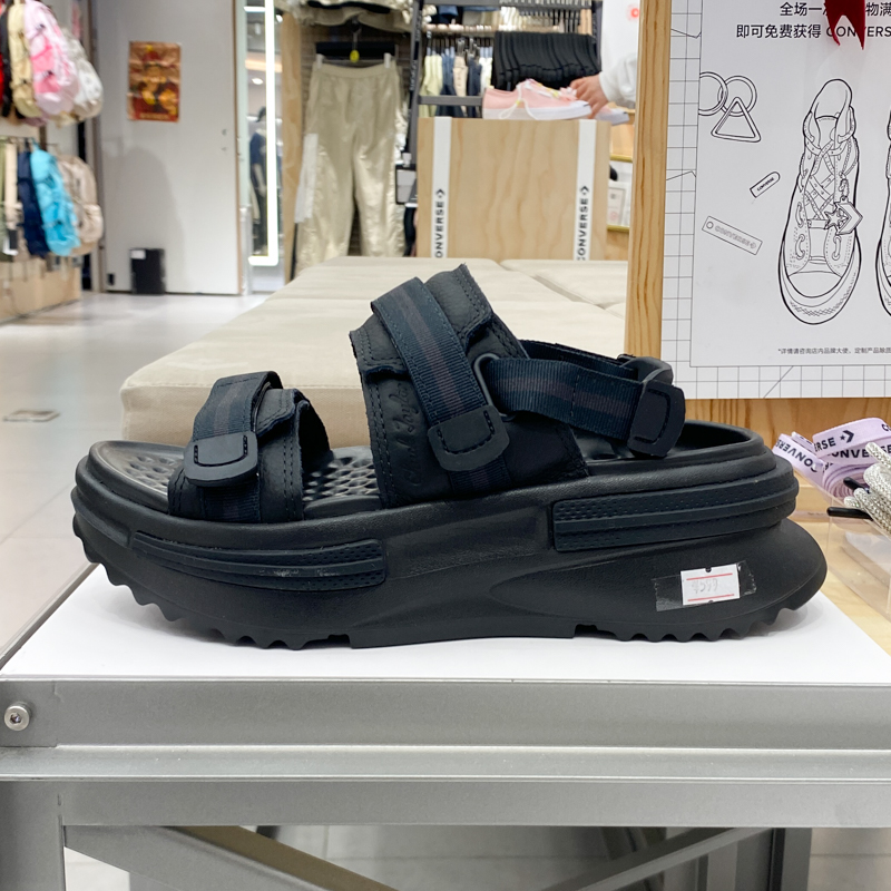 Converse匡威男女2024夏单依纯同款轻便厚底休闲运动凉鞋 A06480C