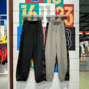 阿迪达斯三叶草女裤2025春款耐磨运动休闲束脚长裤 KB1926 KB1927