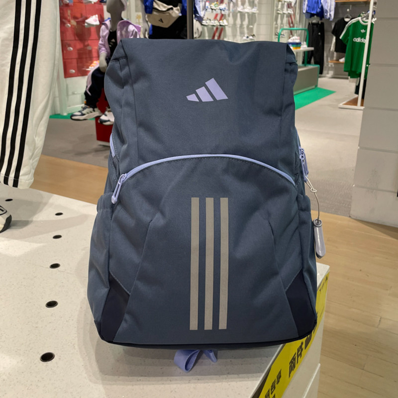ADIDAS阿迪达斯男女童2024冬新款休闲运动双肩背包学生书包JF1224