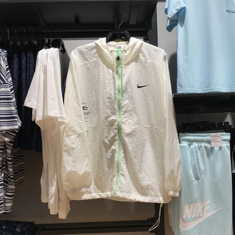 NIKE耐克男装2024新款梭织防风衣宽松休闲运动夹克外套HF6170-133
