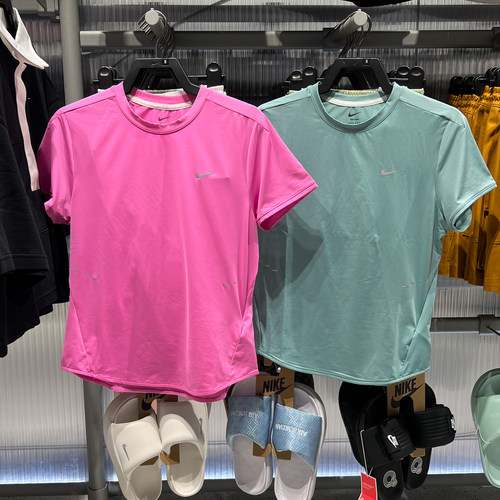 耐克女子速干短袖跑步上衣