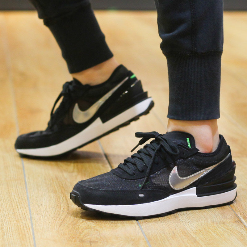 耐克女鞋2021冬季新款小sacai华夫鞋透气运动休闲板鞋 dc0481-004