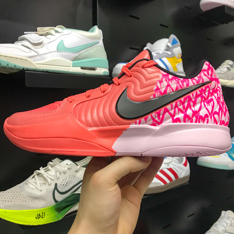 耐克男鞋2025春Ja 2莫兰特缓震耐磨透气低帮运动篮球鞋IB5841-800