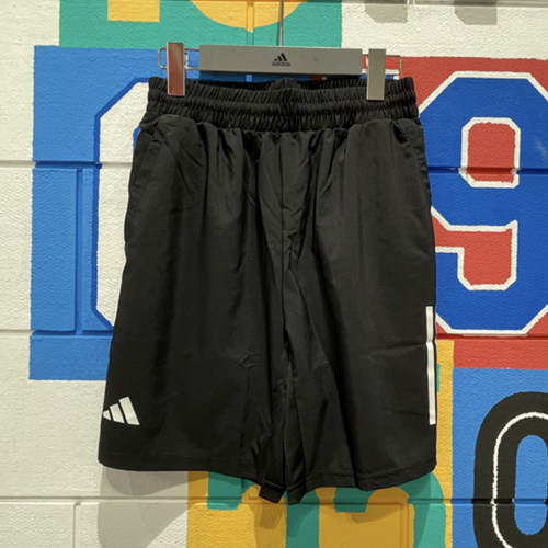 阿迪达斯梭织速干透气运动短裤