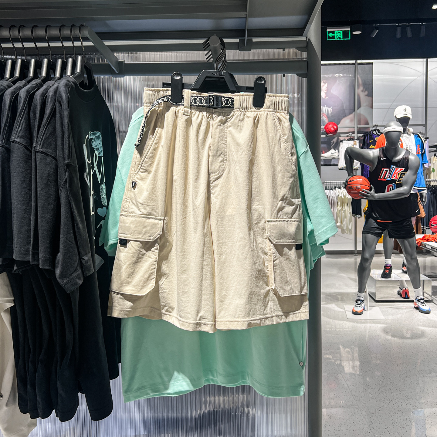 Nike耐克男子速干工装滑板短裤