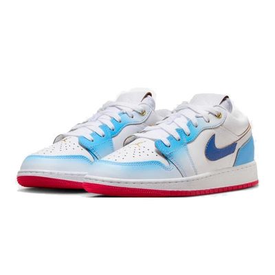 耐克女鞋大童鞋AIR JORDAN 1 LOW SE (GS)休闲低帮板鞋FN8895-141