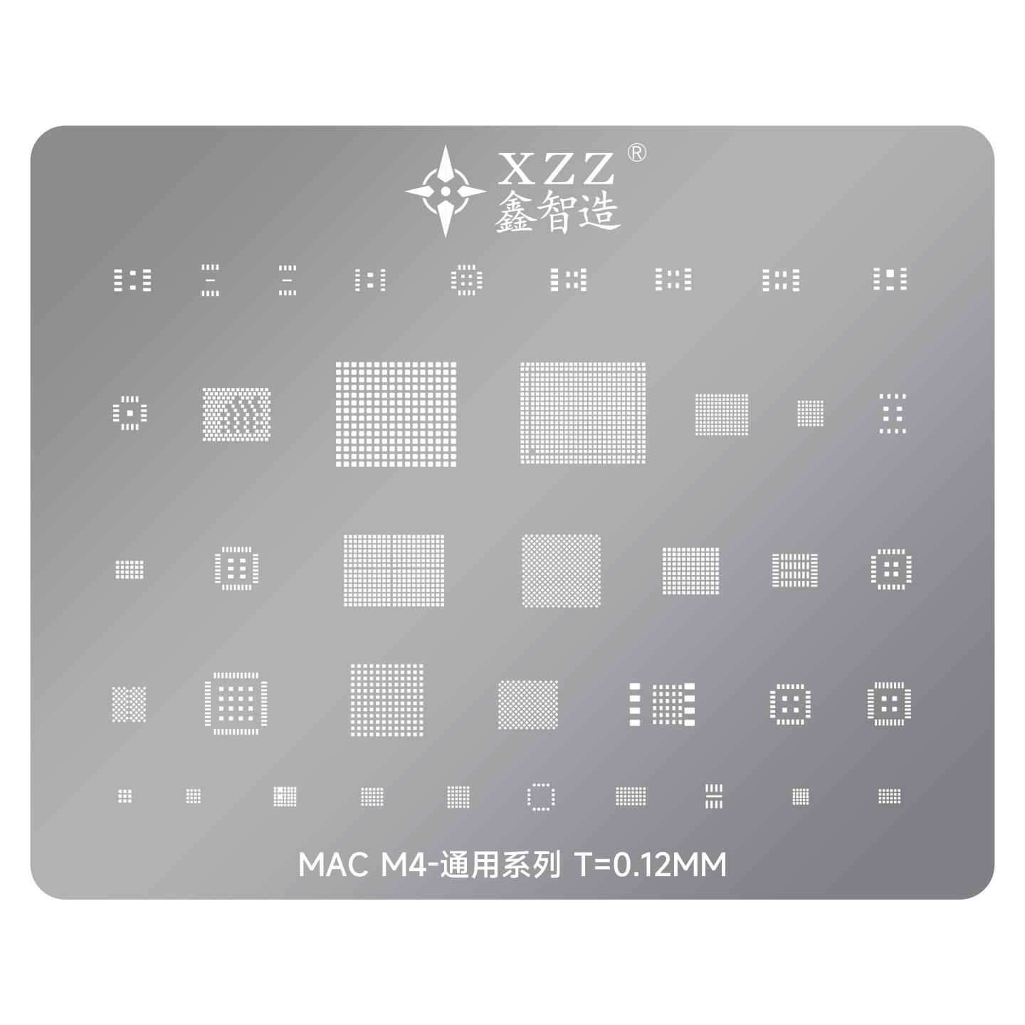 Mac M4 CPU通用笔记本MacBookPro/MINI/iMAC芯片植锡网BGA钢网