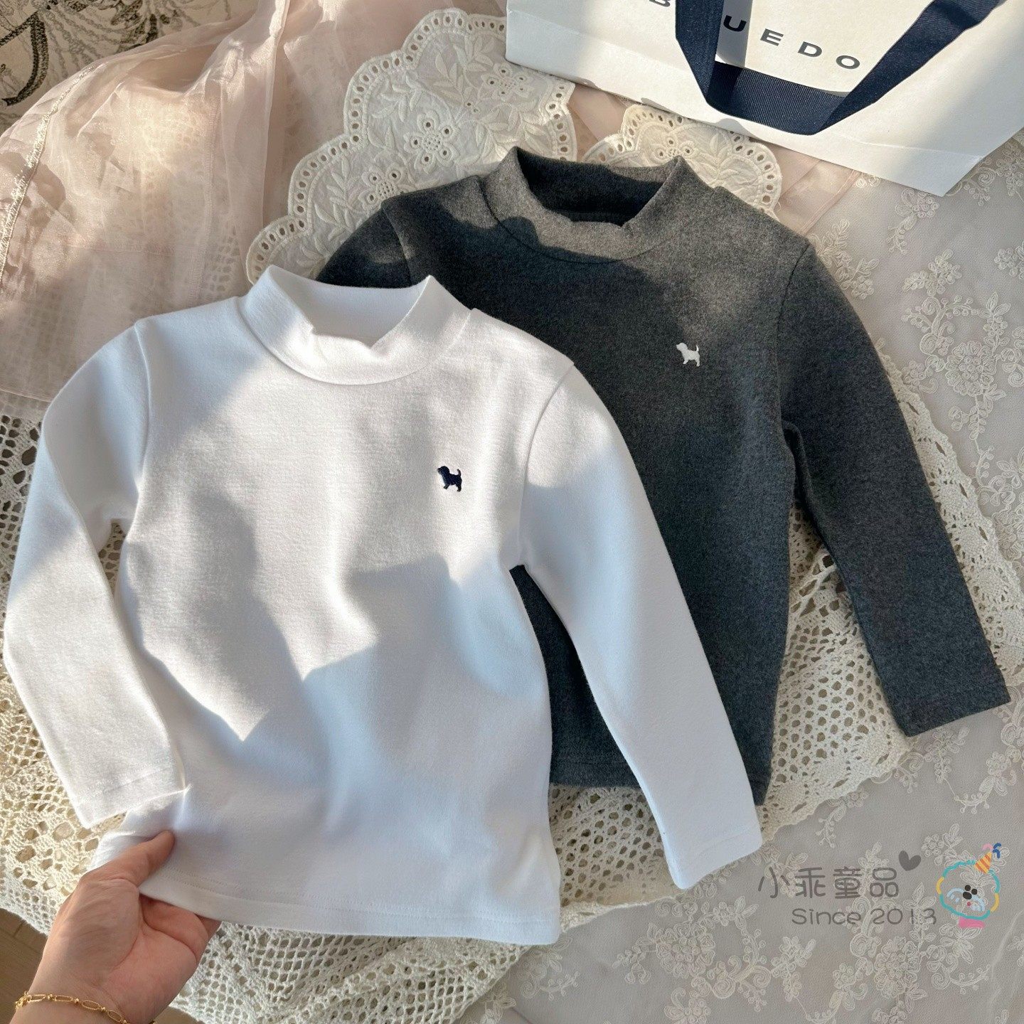 加厚保暖！男女童春秋上衣 纯棉高弹磨毛半高领纯色百搭T恤打底衫,童装/婴儿装/亲子装,T恤,淘宝优惠券,粉丝福利购,淘宝优惠卷