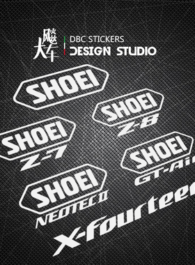 适用shoei头盔贴纸 z7 z8 gt air neotec 2 xfourteen摩托车车贴